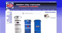 Desktop Screenshot of moderndayvacuums.com